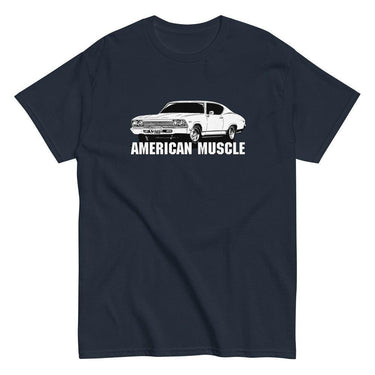 1969 chevelle t-shirt in navy